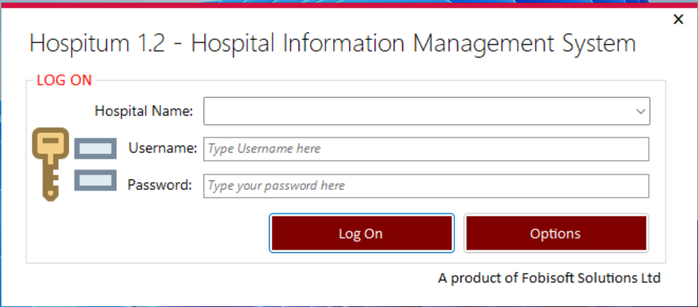 Hospitum Login Form